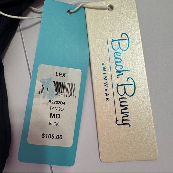 Beach Bunny Lex Bikini Set – Leopard Print Top S / Tango Bottom M – MSRP $215 - Picture 6 of 9